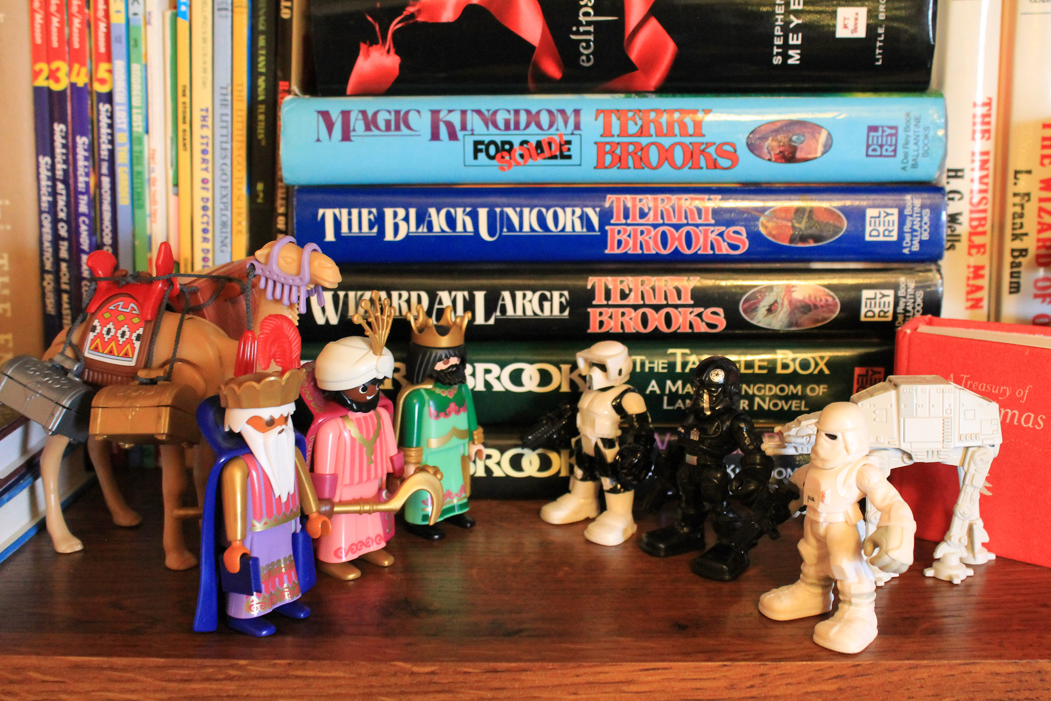 The Three wisemen meet three Stormtroopers.