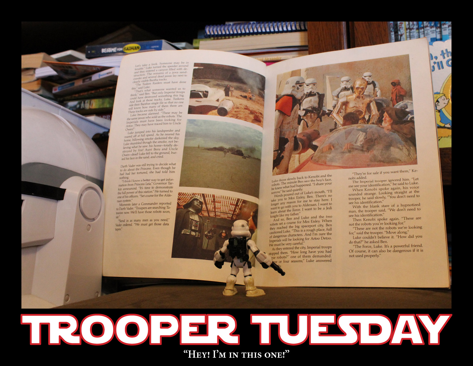 Sandtroopers interrogation.